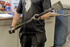 André Andersson in the workshop