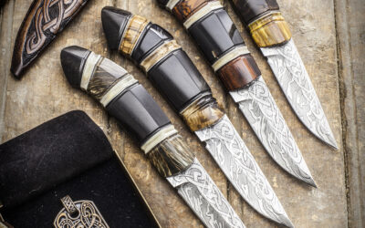 Four custom knives avalible for sale